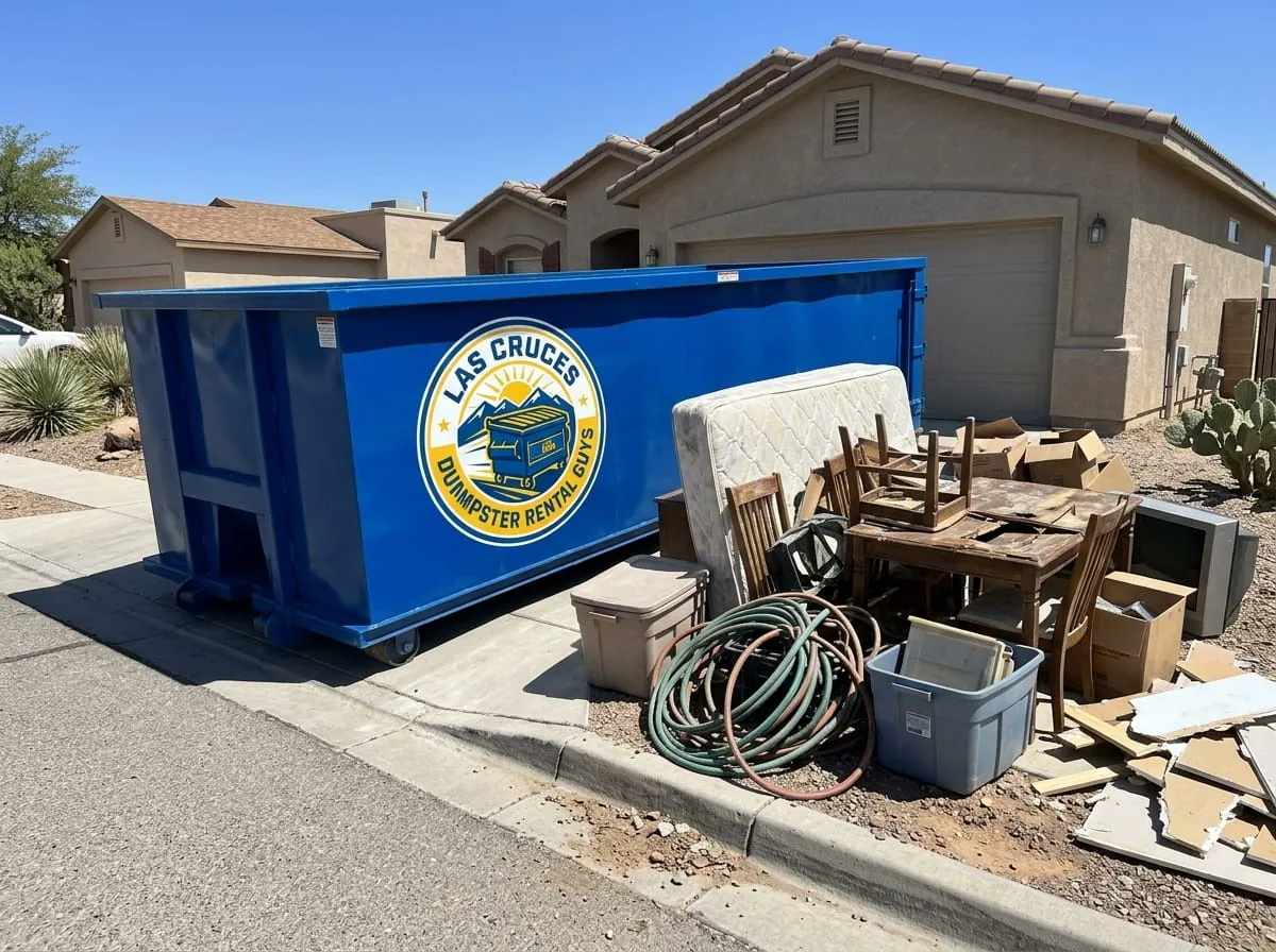 Range of dumpster sizes from Las Cruces Dumpster Rental Guys in Las Cruces, NM